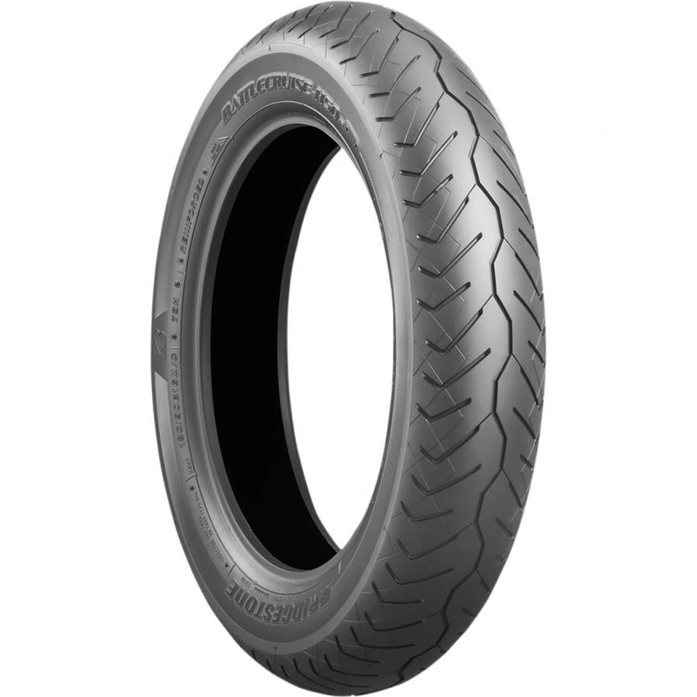 Bridgestone Battlecruise H50 130/60B19 61H TL – fordæk – originalt Bridgestone fordæk med let styring, komfort og stabilitet til tunge cruisere. Køb hos Mo2parts.
